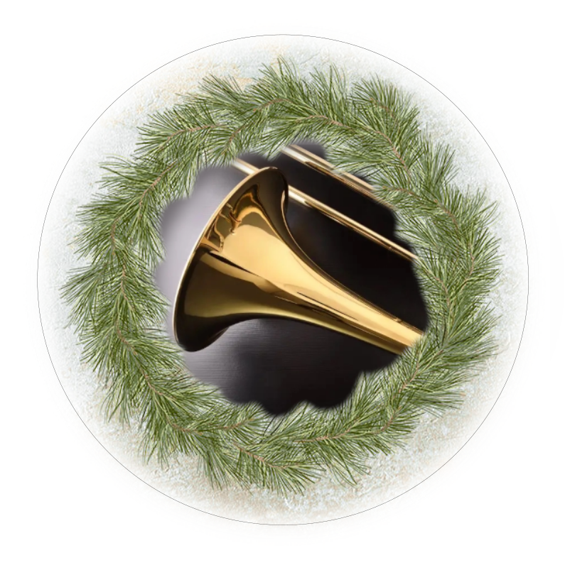 LSYO Brass Christmas Ornament
