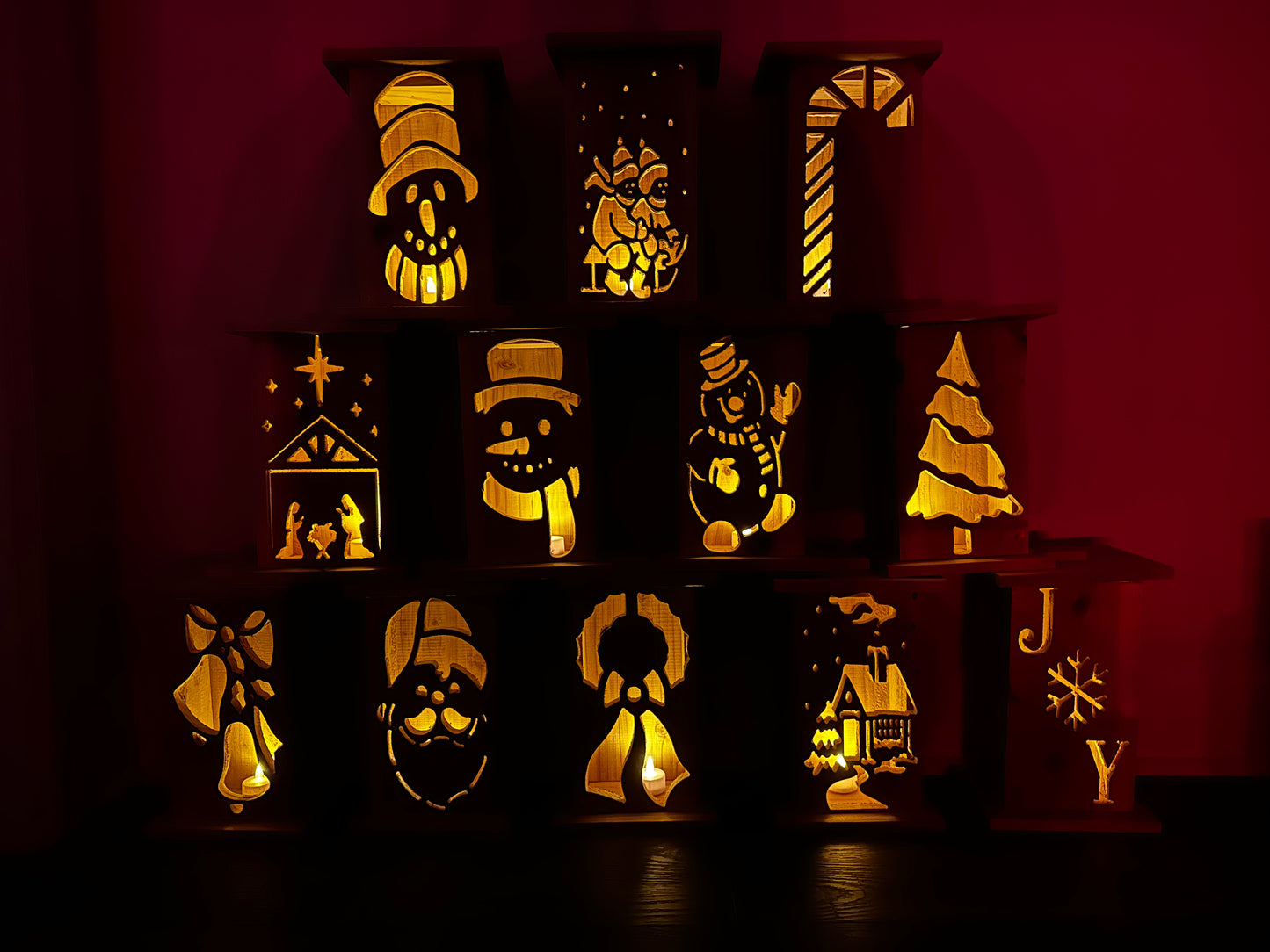 Sledding Cedar Lantern