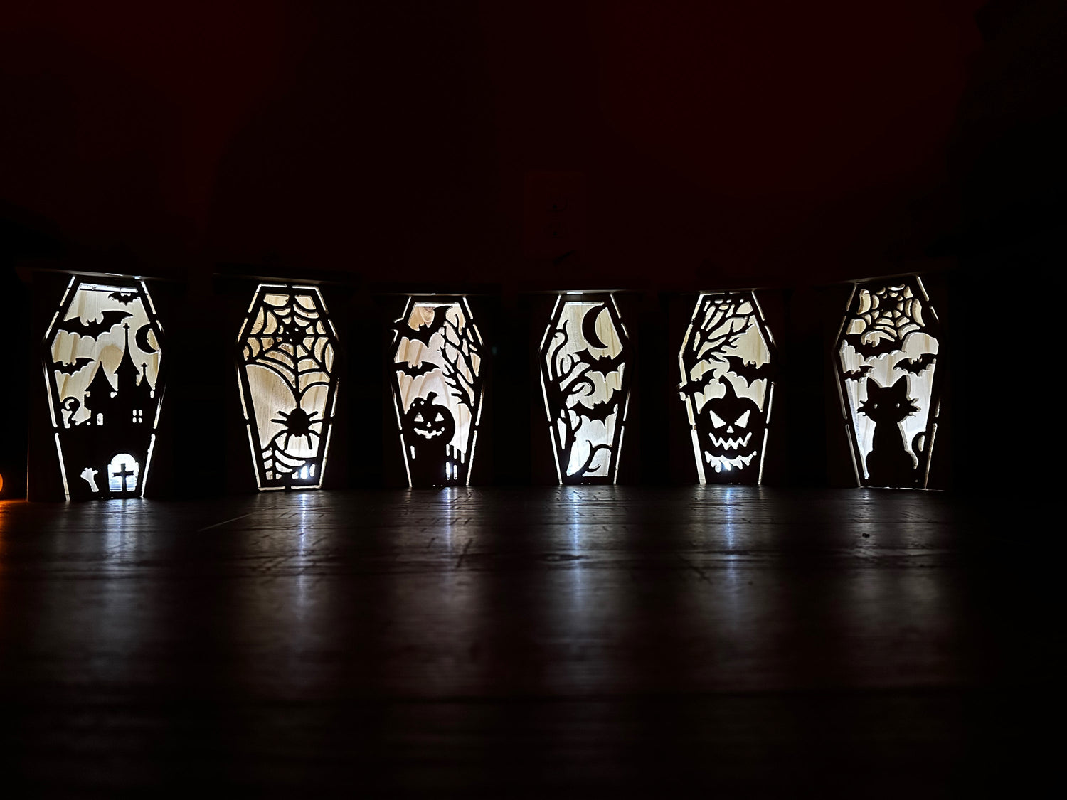 Halloween Coffin Lanterns