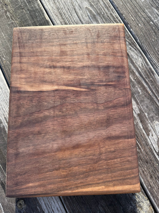 Pure Boards --  Single-Piece Walnut Cutting Board (No Glues, Chemical-Free)