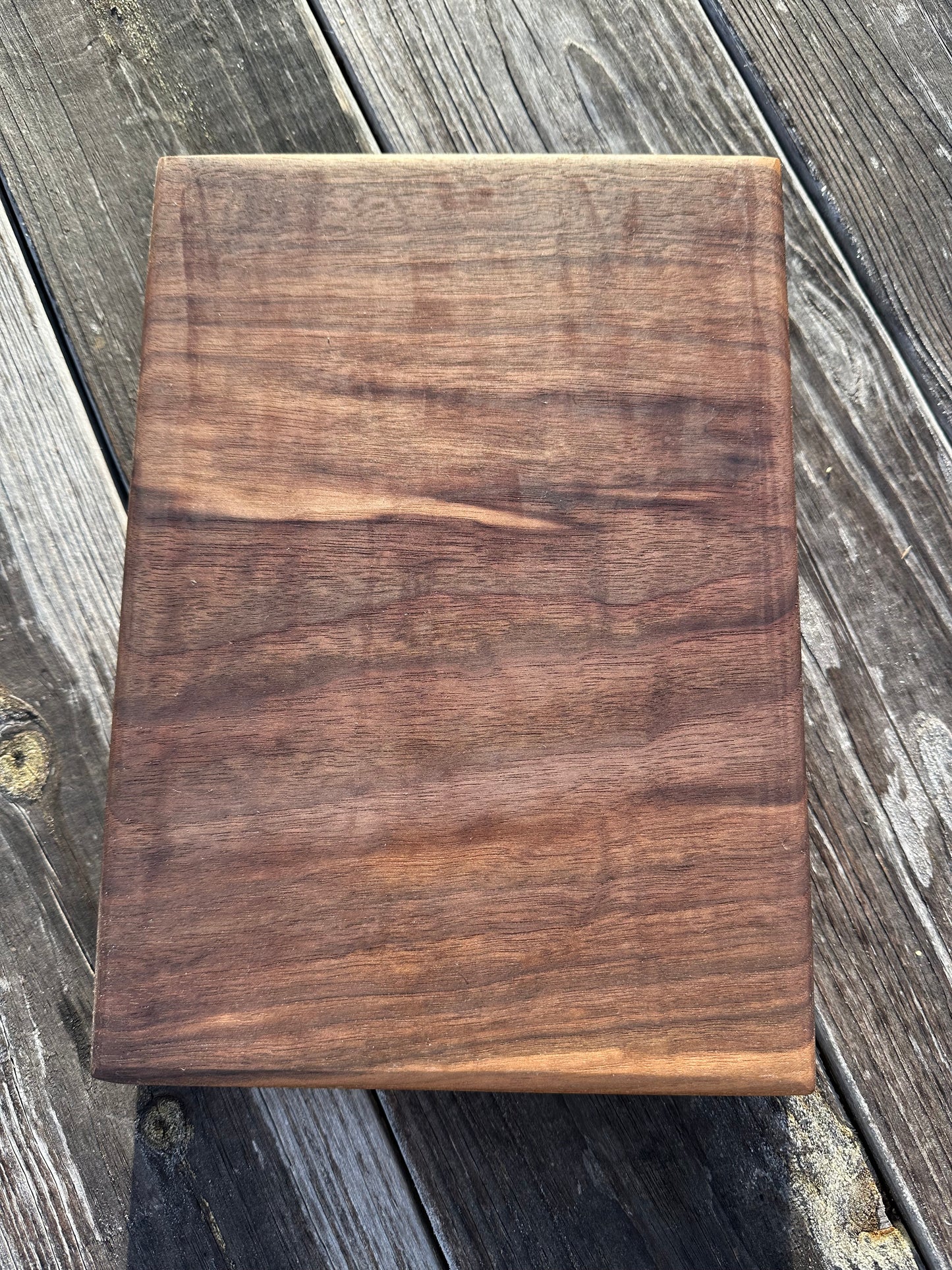 Pure Boards --  Single-Piece Walnut Cutting Board (No Glues, Chemical-Free)