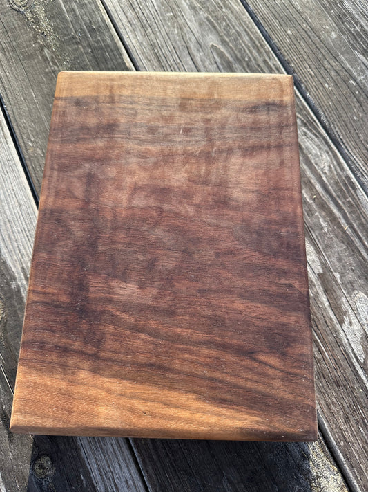Pure Boards --  Single-Piece Walnut Cutting Board (No Glues, Chemical-Free)