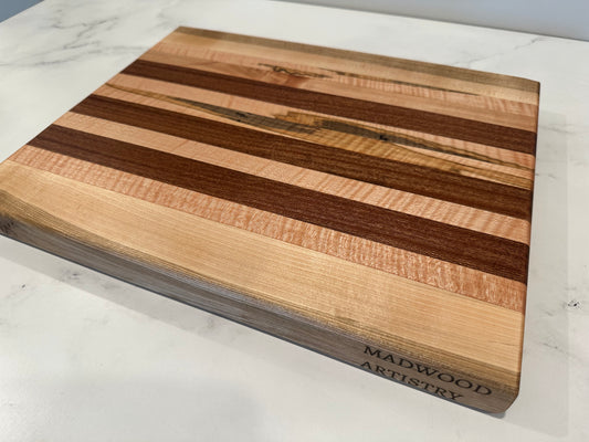 Maple and Sapele cutting