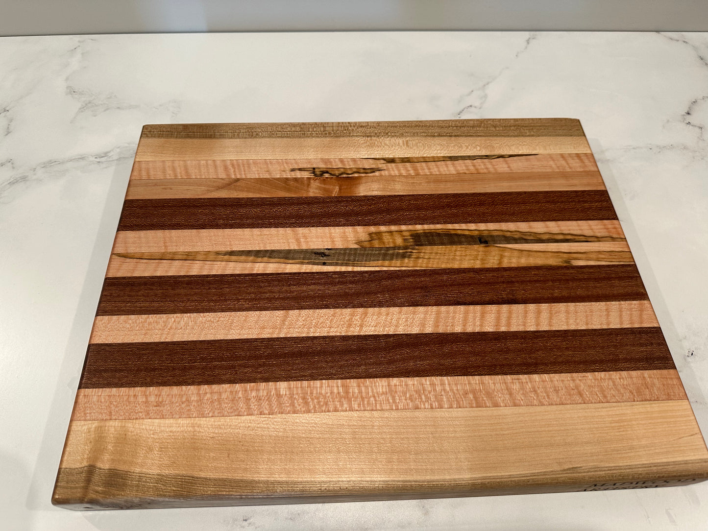 Maple and Sapele cutting