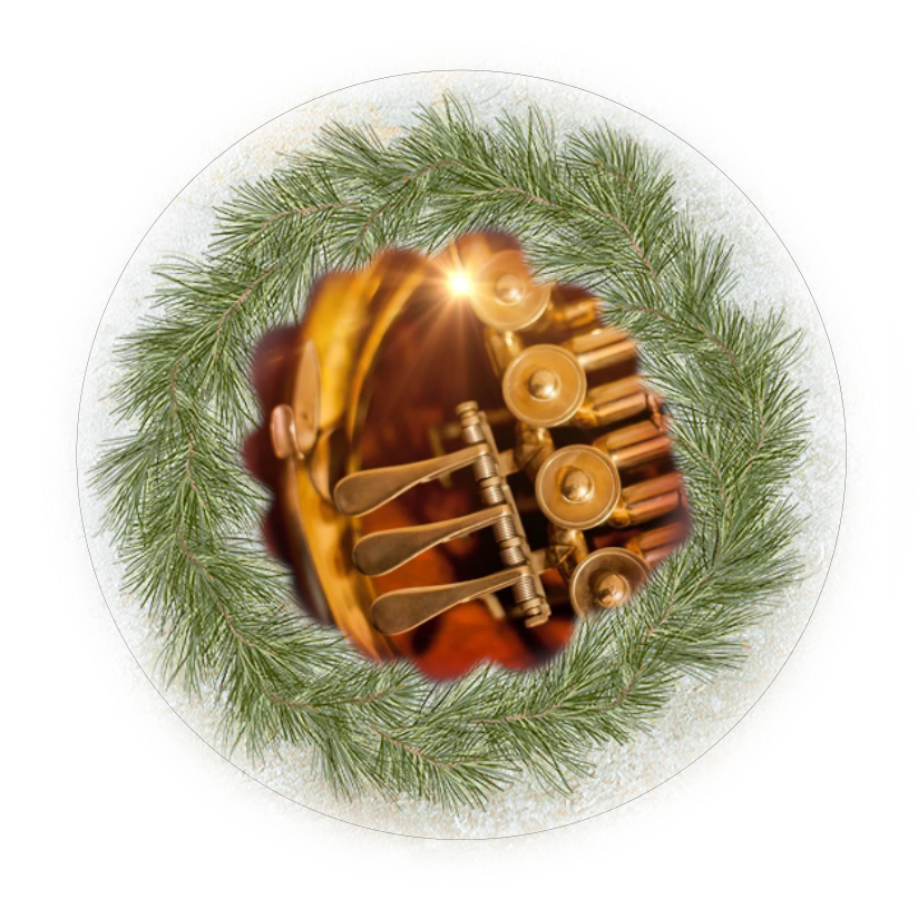 LSYO Brass Christmas Ornament
