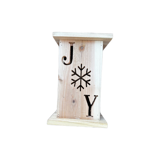 JOY Cedar Lantern