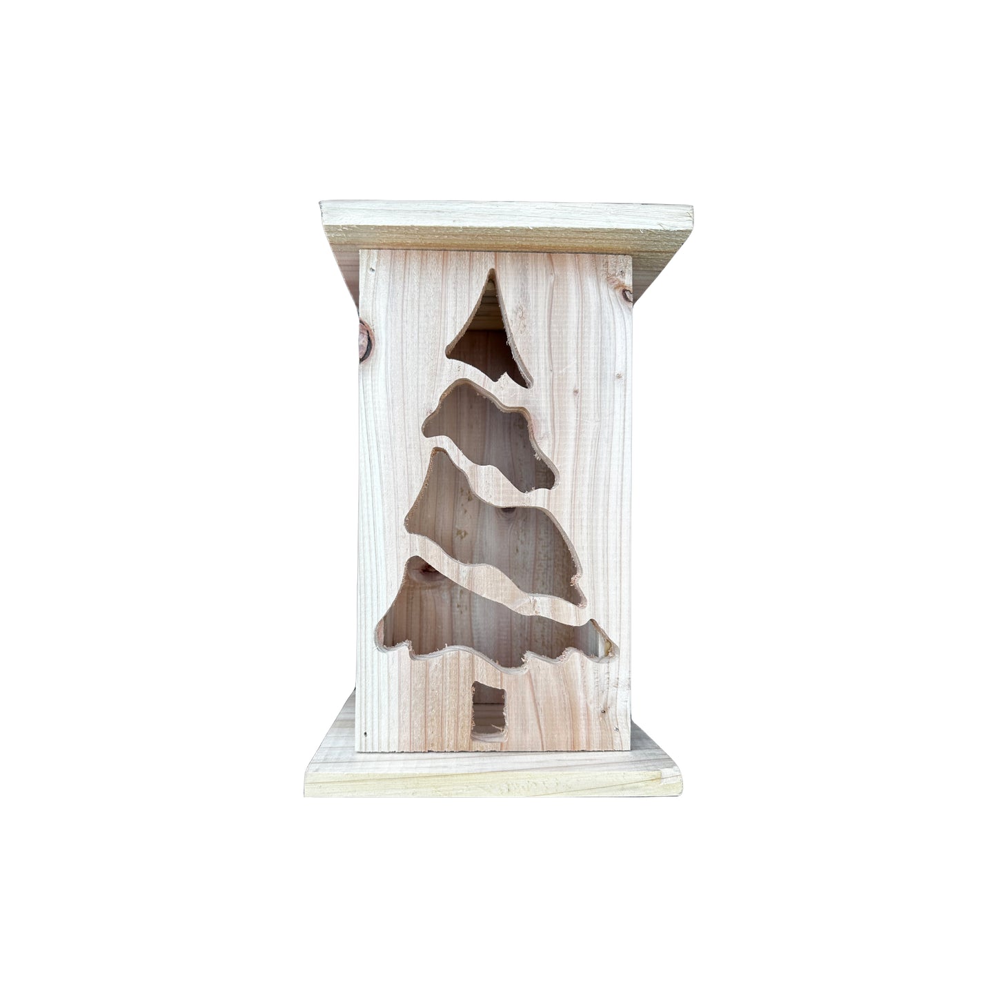 Christmas Tree Cedar Lantern