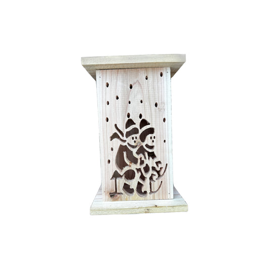 Sledding Cedar Lantern