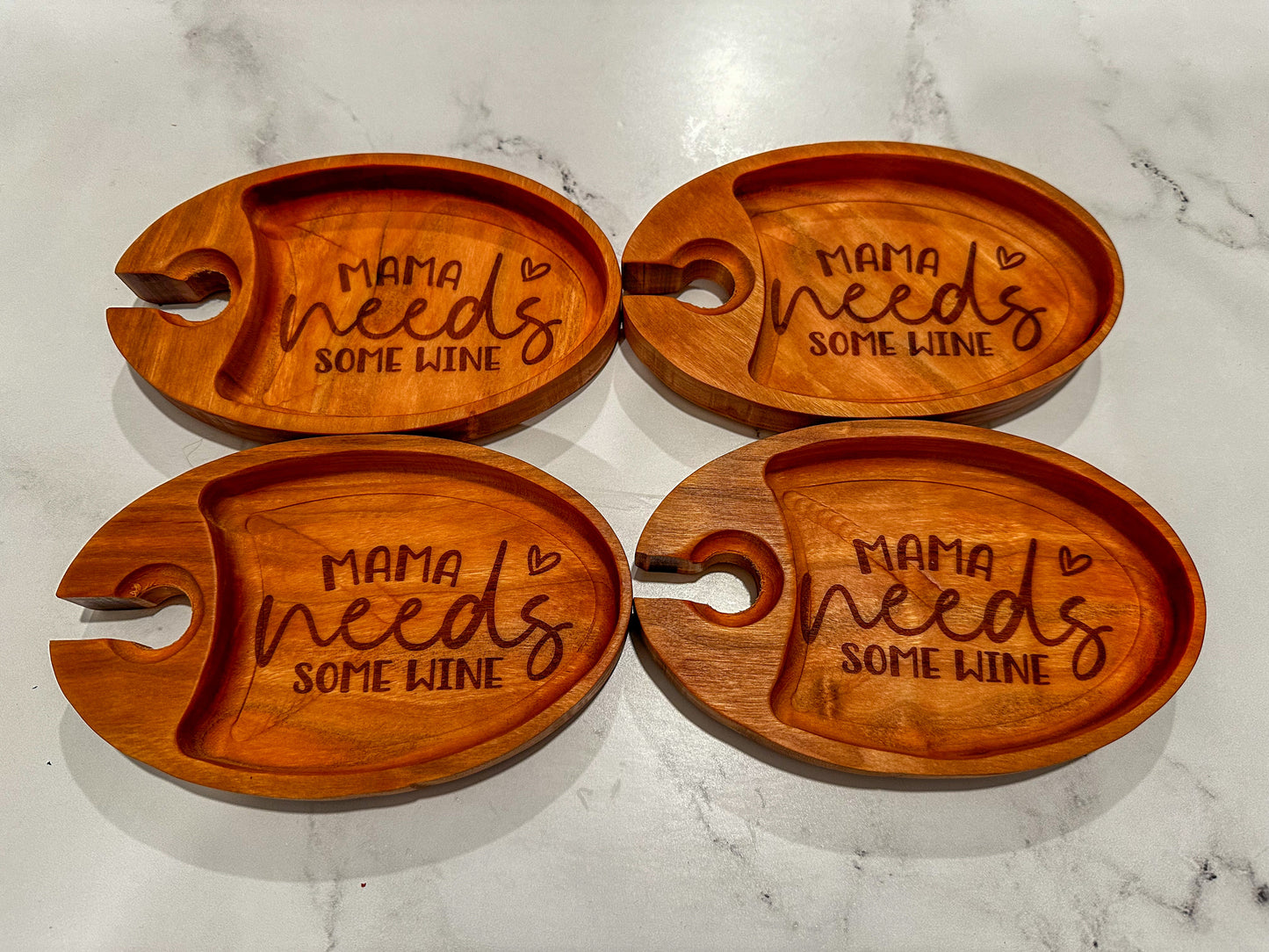 Wine Glass Snack Tray