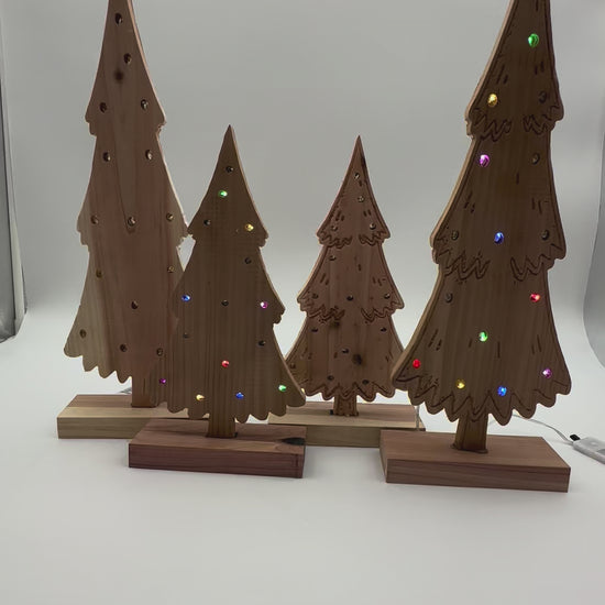 Indoor Lighted Holiday Tree