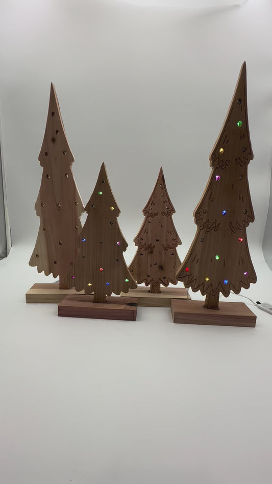 Indoor Lighted Holiday Tree